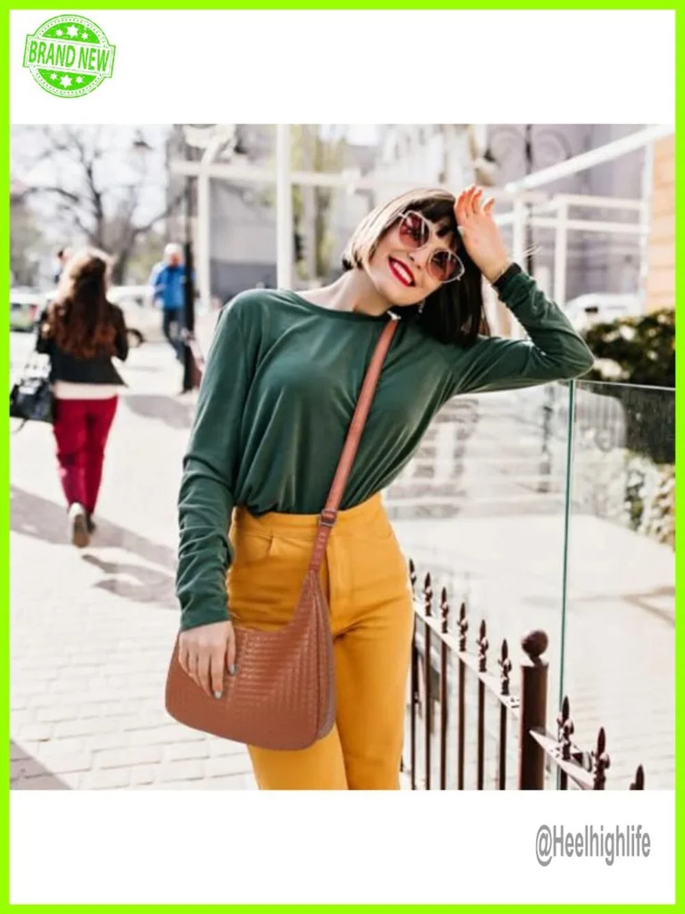 Woven Hobo Crossbody Shoulder Bag Vegan Leather Handbag Tote Purse